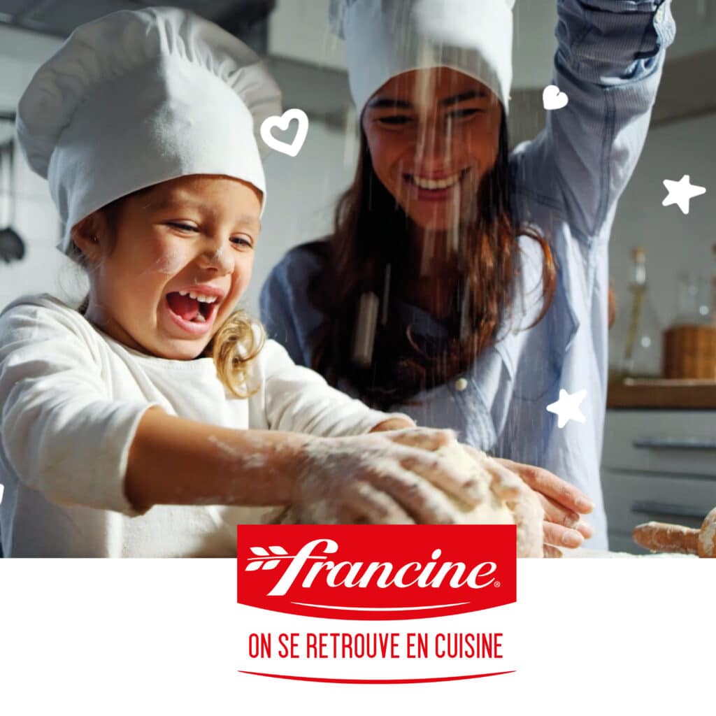 Key visual Francine avec logo