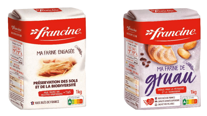 Deux nouveautés chez Francine : découvrez la farine Préservation des sols  et de la biodiversité et la farine de Gruau !