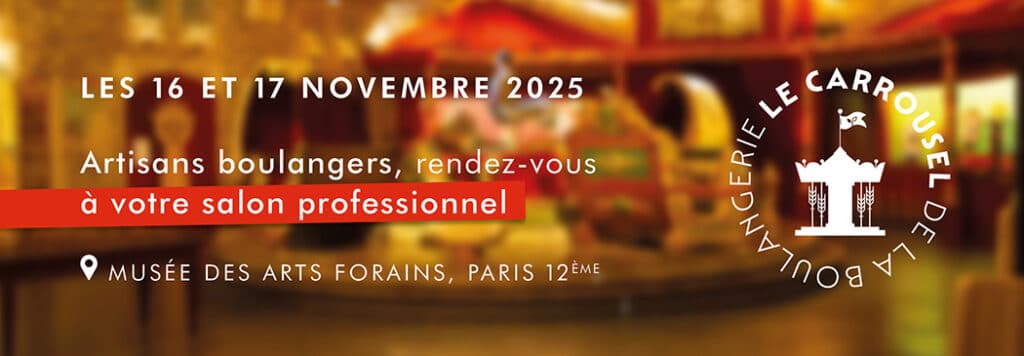 Rendez-vous au carrousel de la boulangerie du 16 au 17 novembre 2025 au musée des arts forrains