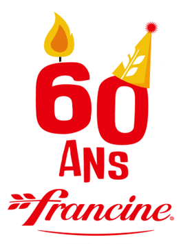 Logo 60 ans Francine
