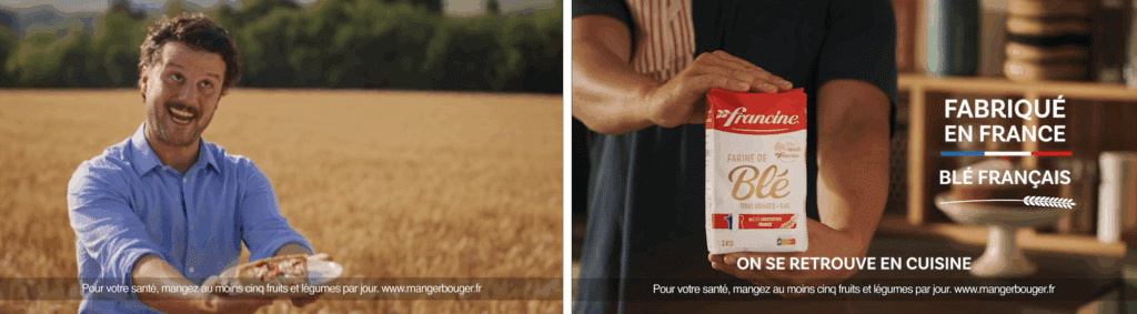 Nouvelle pub Francine : illustrations