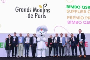 photo de groupe à la Global Vendor Meeting de Grupo Bimbo