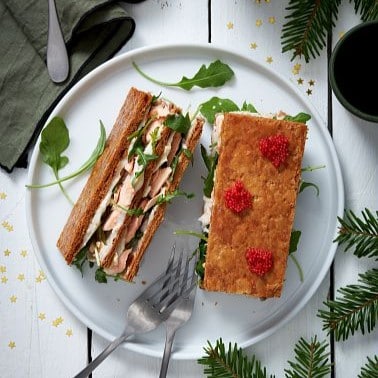 Recette - Mille-feuille au aumon