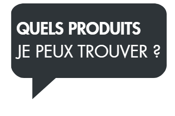 Bulle quels produits je peux trouver