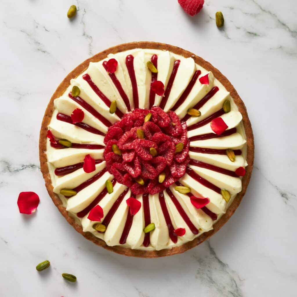 Tarte framboise pistache vanille Recettes de mon Moulin